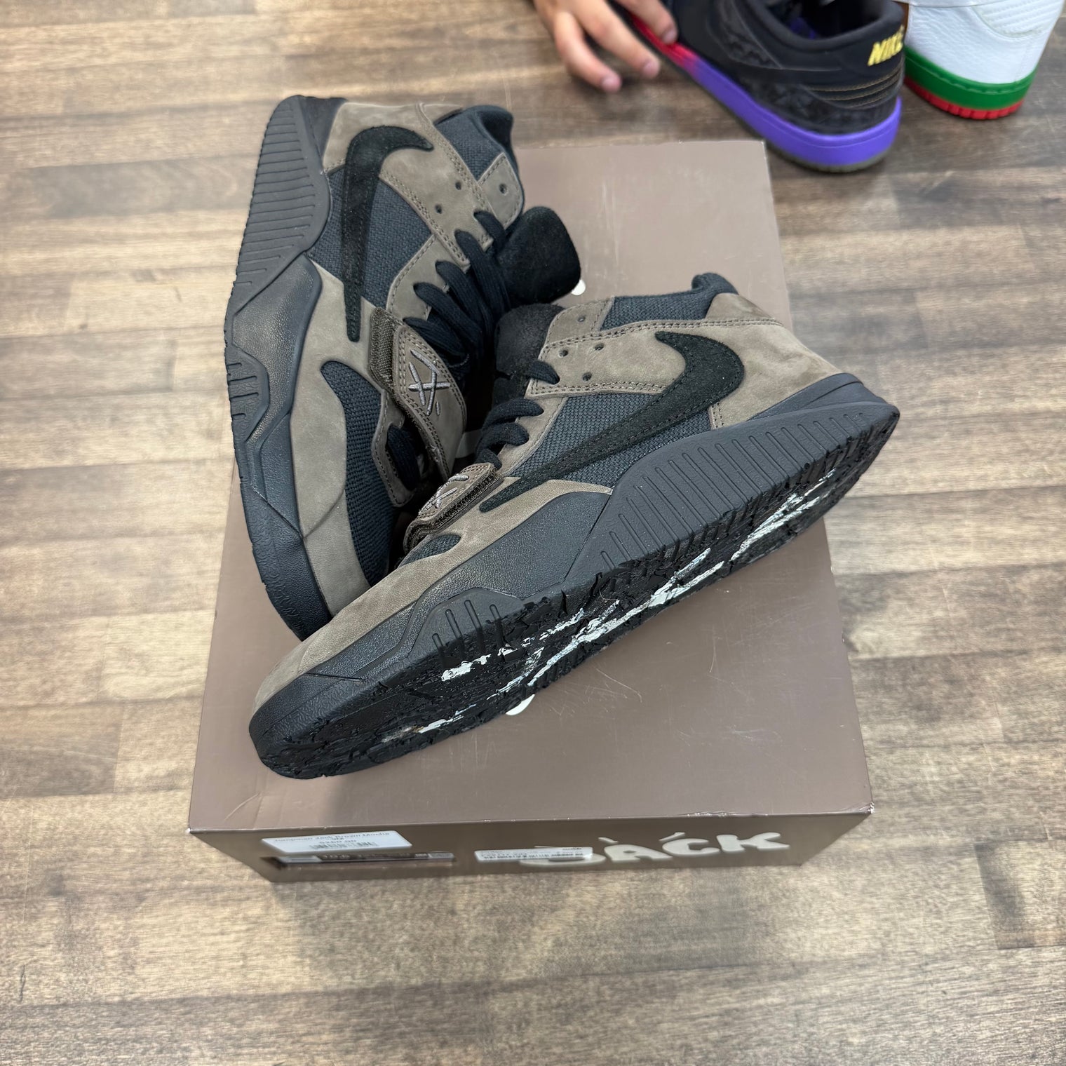 Travis Scott Dark Mocha Jordan Jumpman Jack TR (USED, Replacement Box)