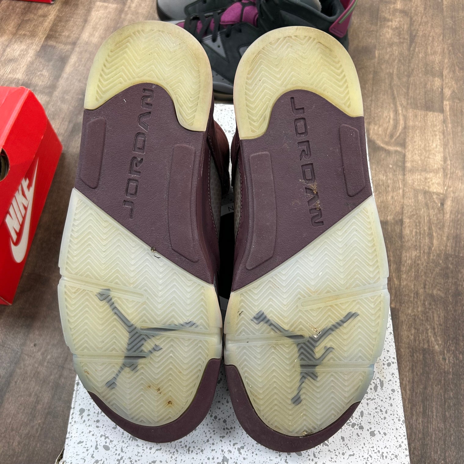 Burgundy Jordan 5 Retro (USED)