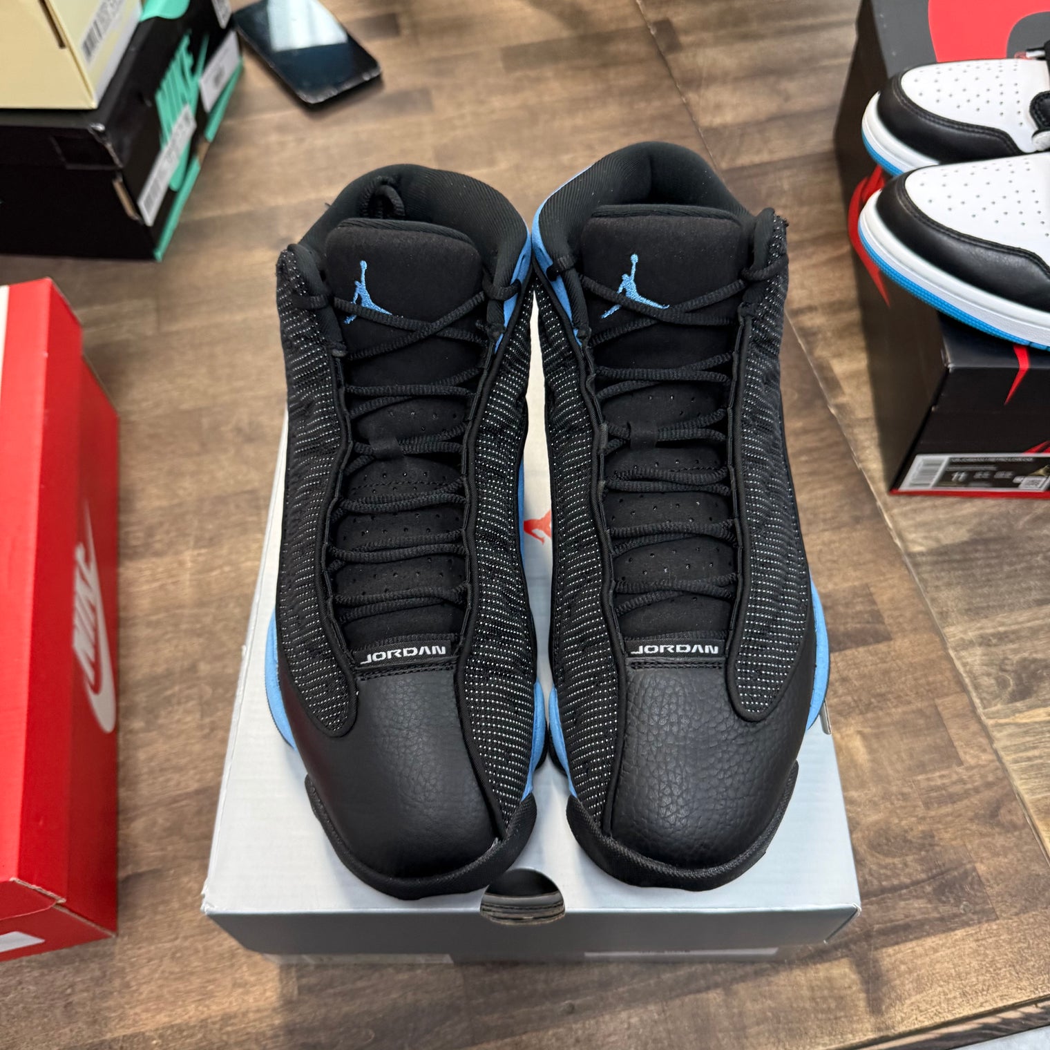 Black University Blue Jordan 13 Retro (USED)