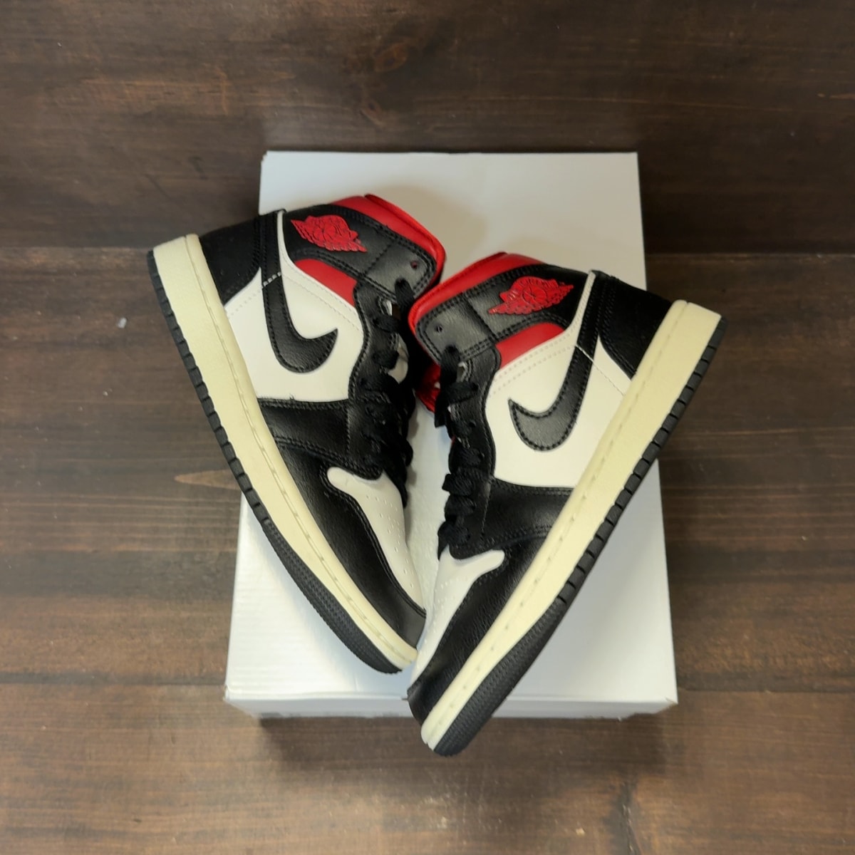 Jordan 1 Mid Gym Red Panda (Women's) - Image 2
