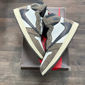 Jordan 1 Retro High OG SP Travis Scott Mocha Size 10 (Pre-Owned)