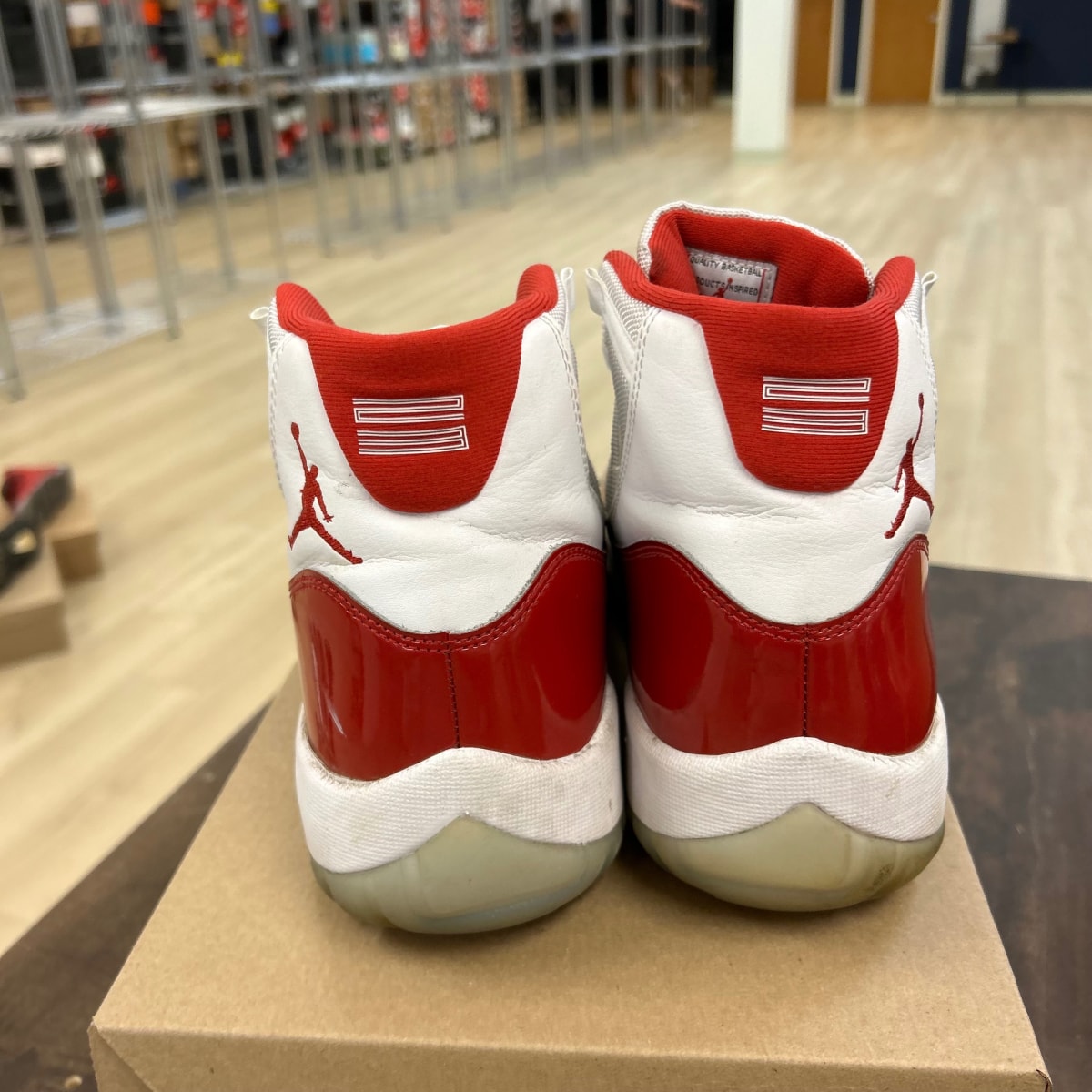 Jordan 11 Retro Cherry (2022) Size 12 (Pre-Owned) - Image 4