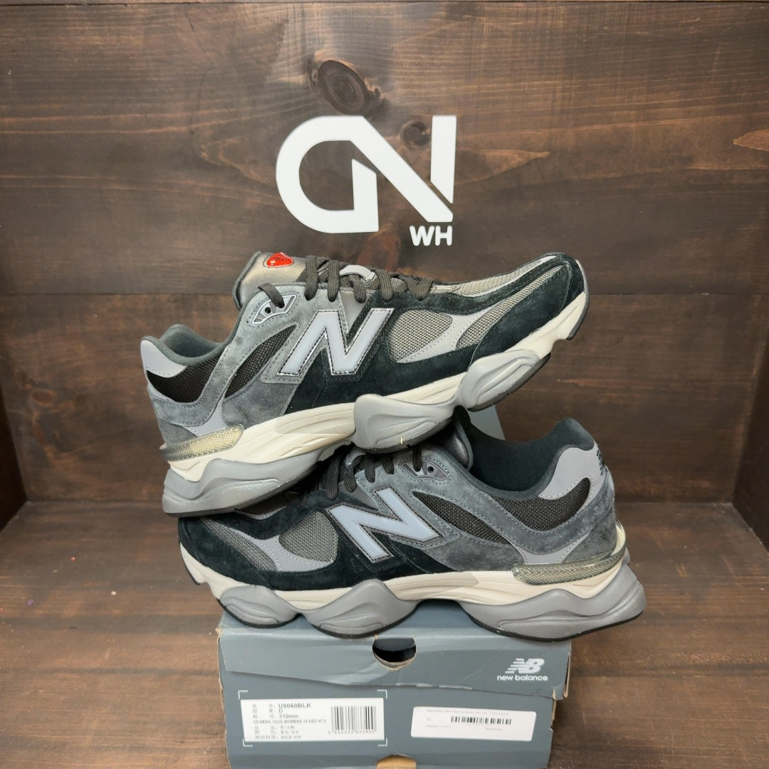 New Balance 9060 Black Castlerock Grey - Image 1