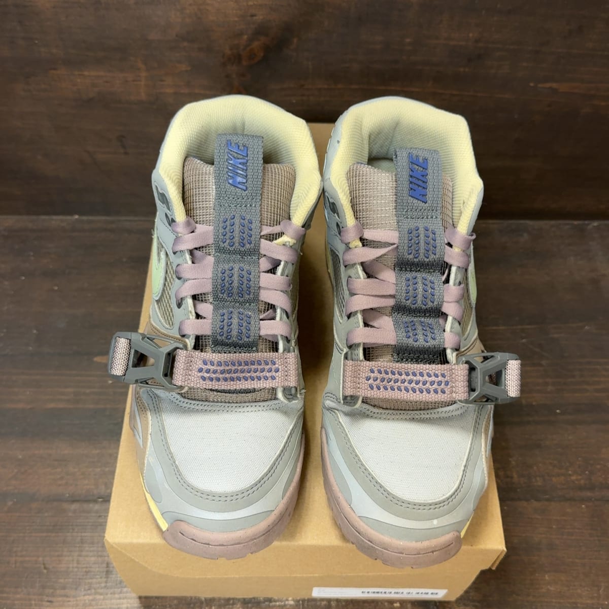 Nike Air Trainer 1 Utility SP Light Smoke Grey Honeydew Particle Grey Size 8.5 (Pre-Owned) - tag