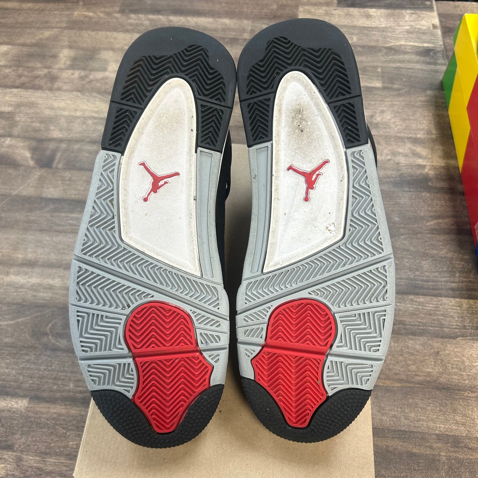 Black Canvas Jordan 4 Retro (USED, No Box)