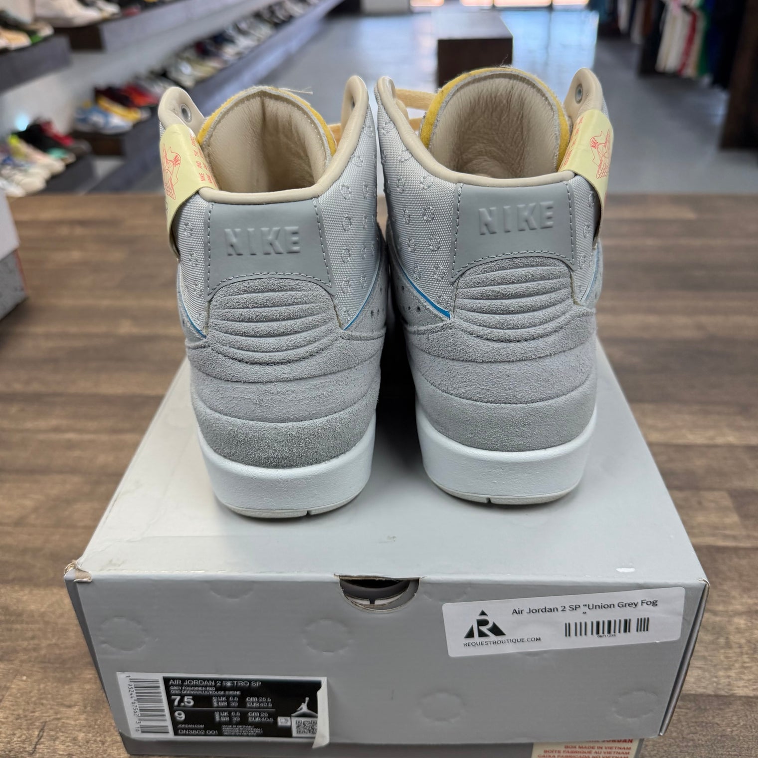Union LA Jordan 2 Grey Fog (USED)