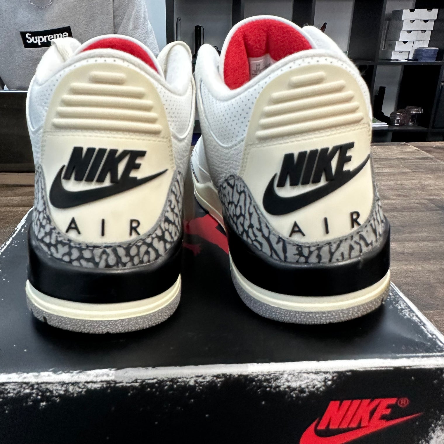 White Cement Reimagined Jordan 3 Retro (USED)