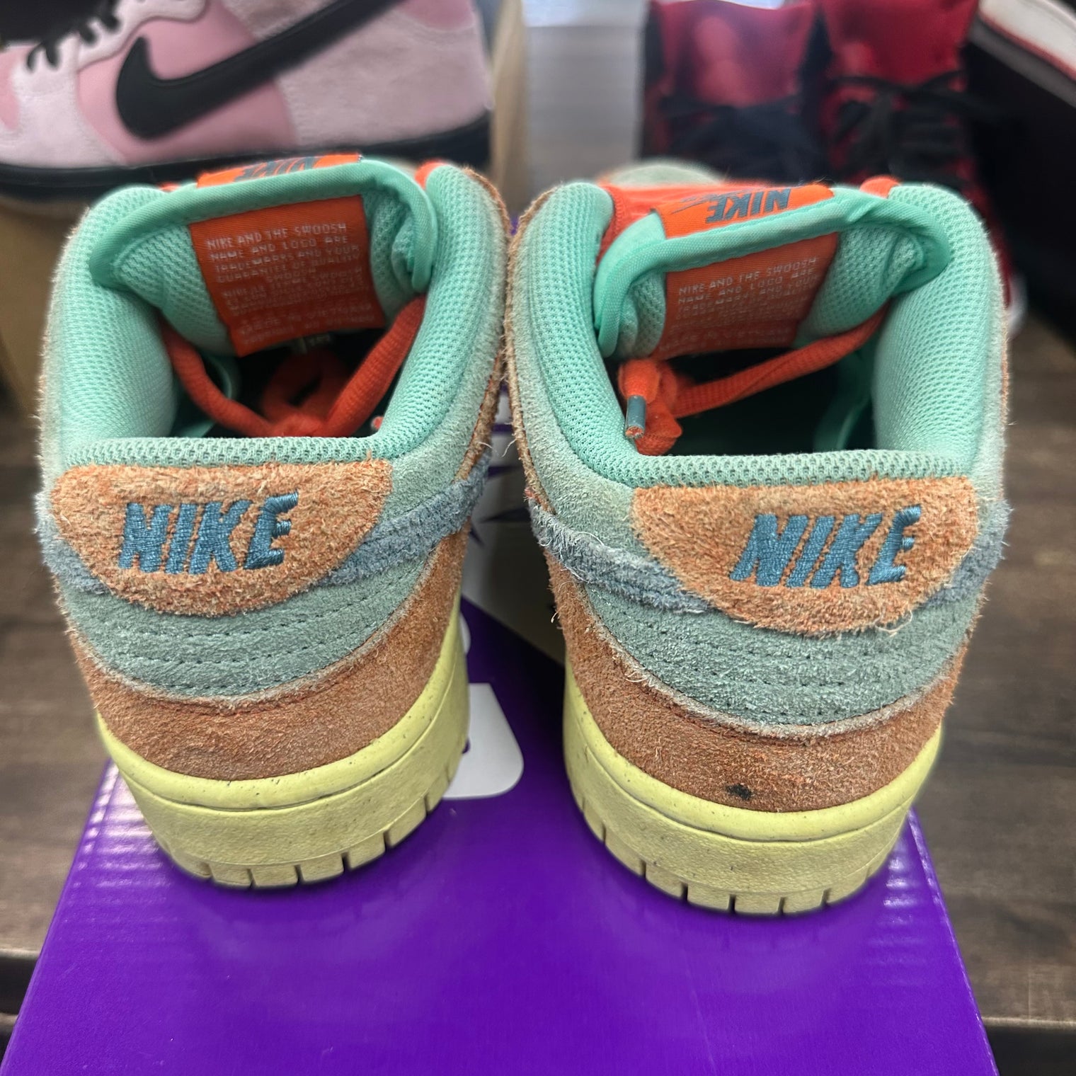 Orange Emerald SB Dunk Low (USED)