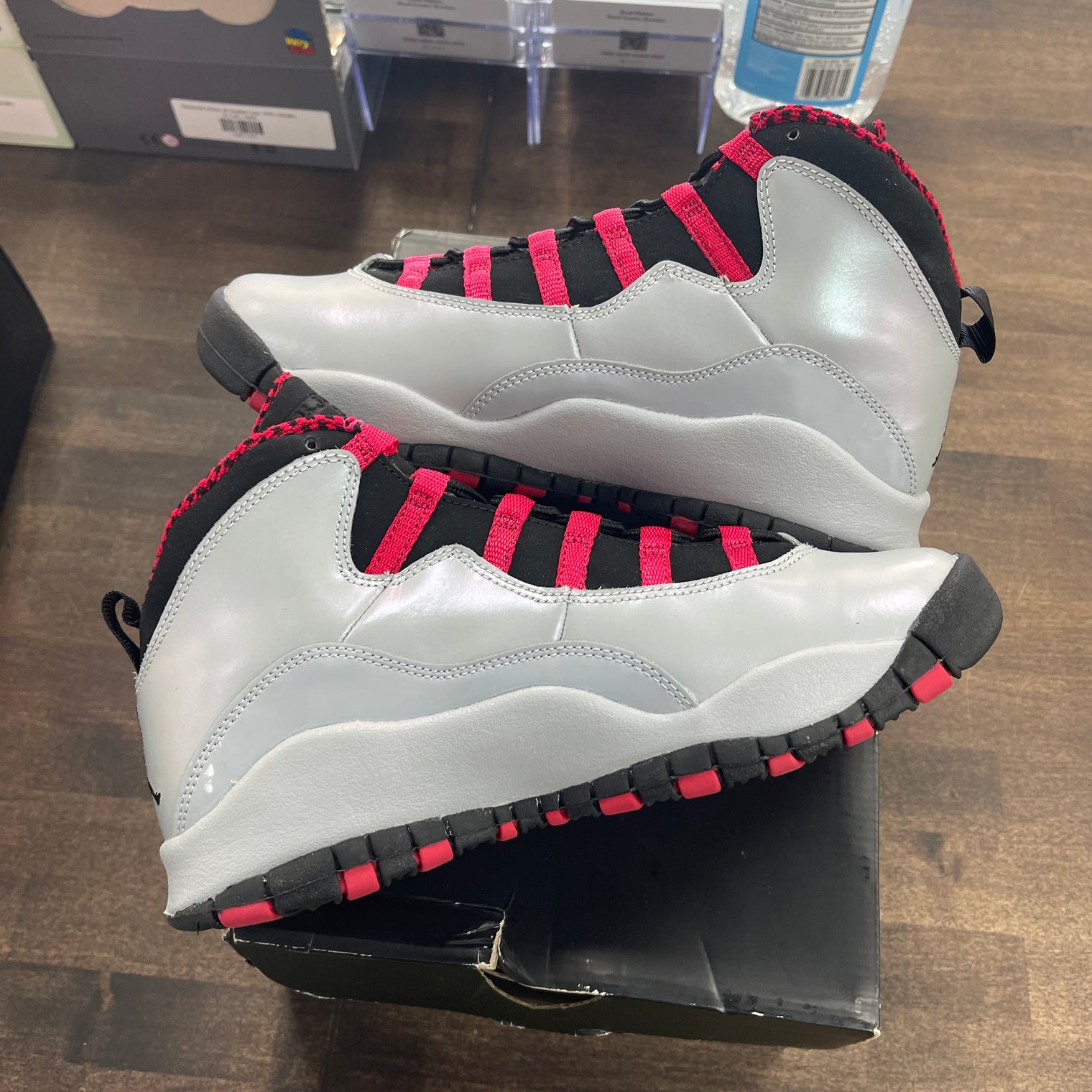 (GS) Wolf Grey Black Legion Jordan 10 (USED)