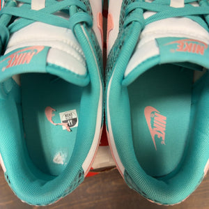 Nike Dunk Low Snakeskin Washed Teal Bleached Coral - Image 5