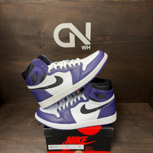 Jordan 1 Retro High Court Purple White - Image 1
