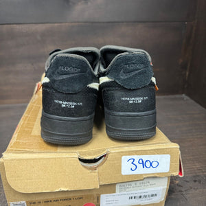 Nike Air Force 1 Low Off-White Black White Size 11 (Pre-Owned) - sole