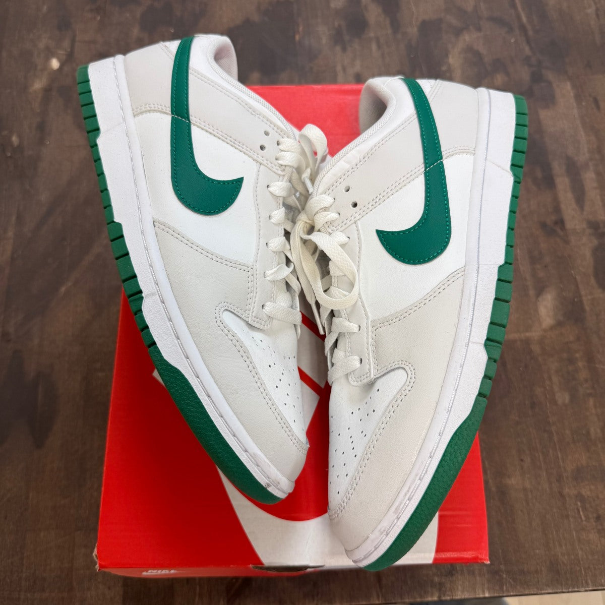 Nike Dunk Low Retro Summit White Malachite - Image 1