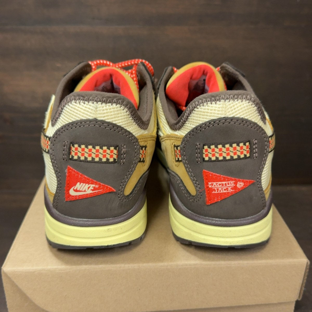 Nike Air Max 1 Travis Scott Cactus Jack Baroque Brown Size 11 (Pre-Owned) - Image 5