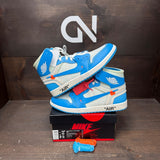 Jordan 1 Retro High Off-White University Blue Size 10.5 (Pre-Owned) - front