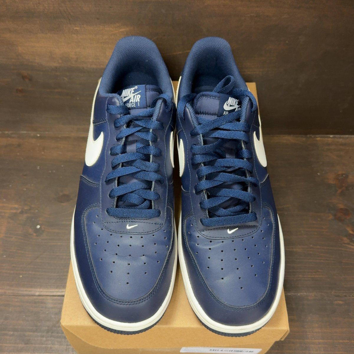 Nike Air Force 1 Midnight Navy/White Size 12 (Pre-Owned) - tag