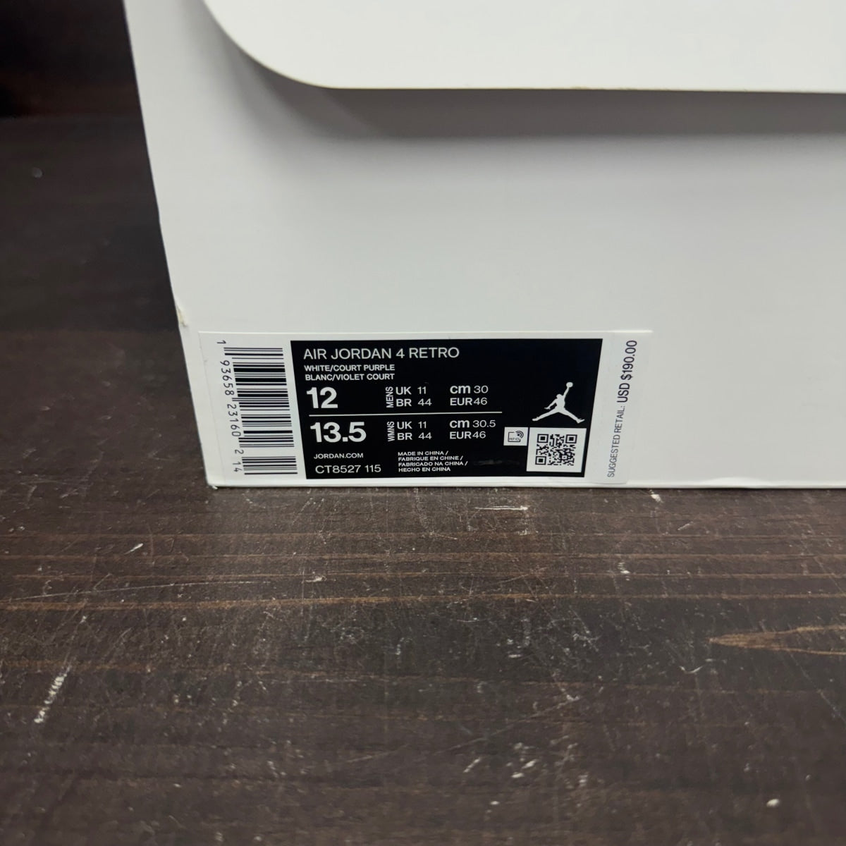Jordan 4 Retro Metallic Purple - Image 7