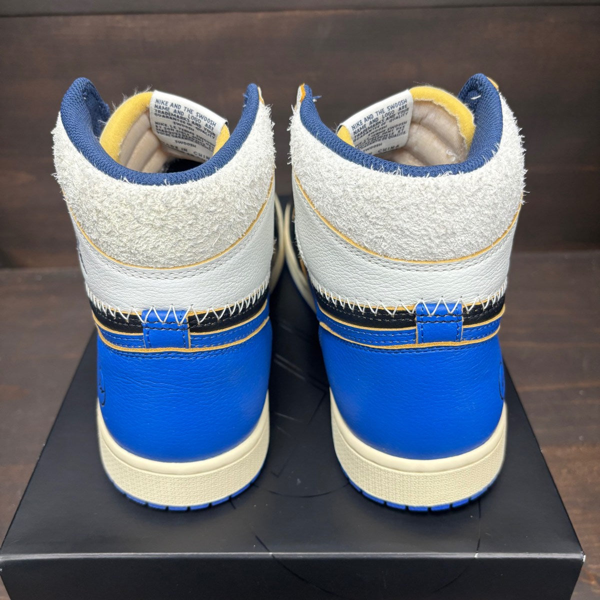 Jordan 1 Retro High OG SP Fragment x Union LA Sport Royal - Image 5