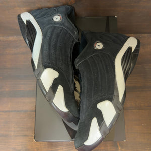 Jordan 14 Retro Black White Size 10.5 (Pre-Owned) - Image 2