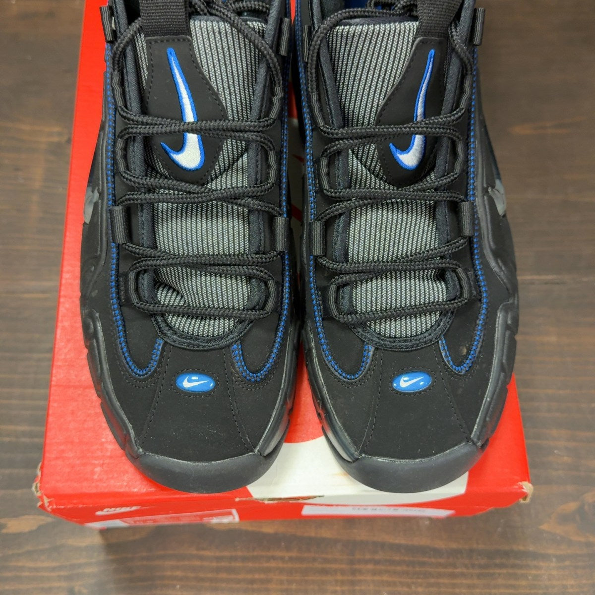 Nike Air Max Penny 1 All-Star Black Metallic Silver - Image 3