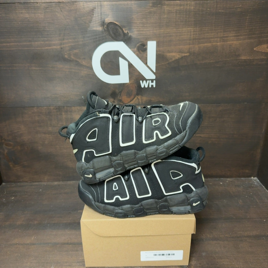 Nike Air More Uptempo Black White (GS) Size 7Y (Pre-Owned) - Image 1