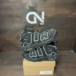 Nike Air More Uptempo Black White (GS) Size 7Y (Pre-Owned) - Image 1
