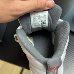 Jordan 12 Retro White Dark Grey (GS) Size 5Y (Pre-Owned) - front