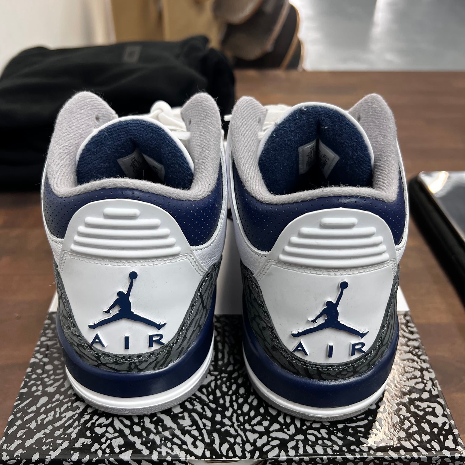 Midnight Navy Jordan 3 (USED)