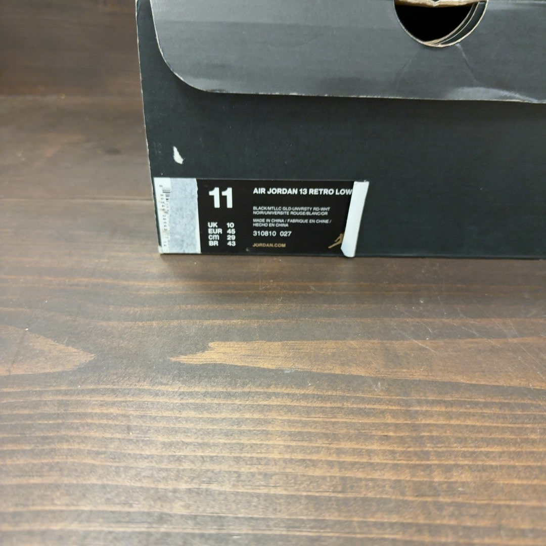 Jordan 13 Retro Low Bred Size 11 (Pre-Owned) - Image 8