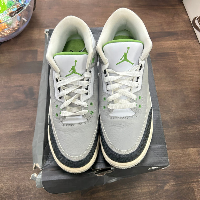 Chlorophyll Jordan 3 (GS) (USED, Replacement Box)
