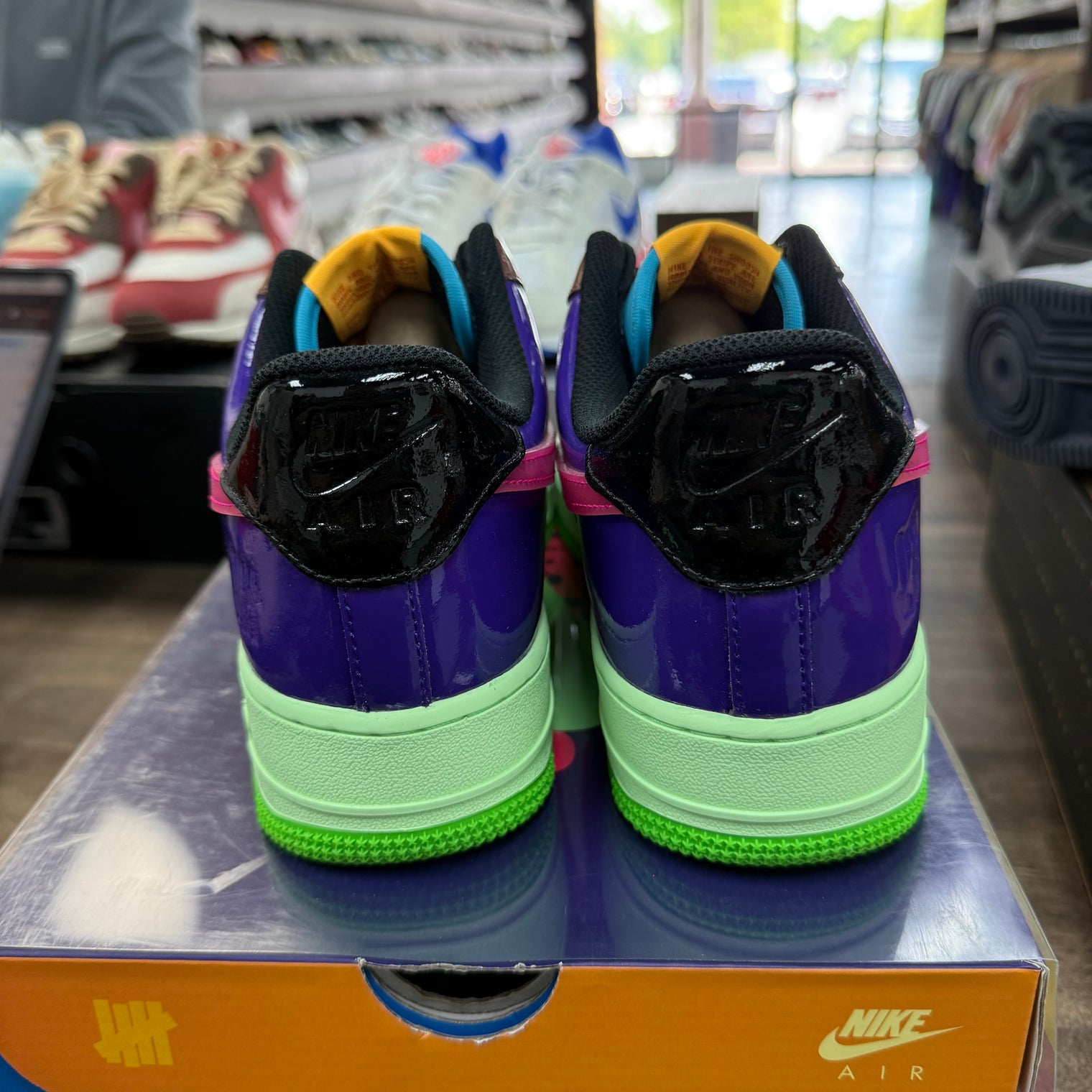 Undefeated Multi-Patent Pink Prime Air Force 1 (USED)