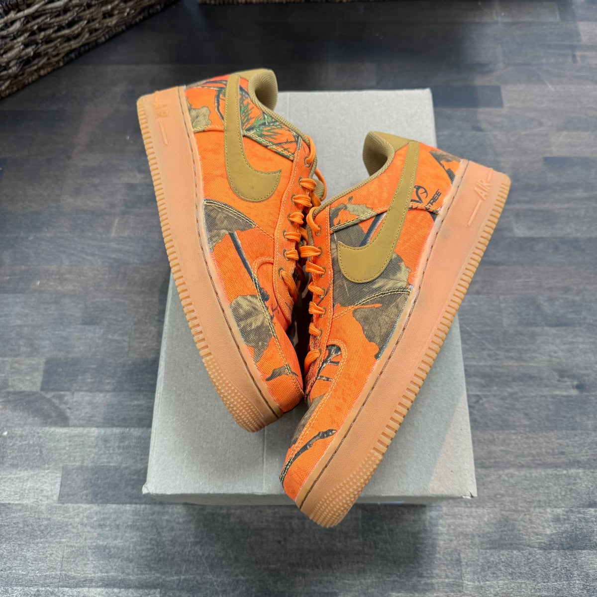 Nike Air Force 1 Low Realtree Orange Size 10 (Pre-Owned) - Image 1