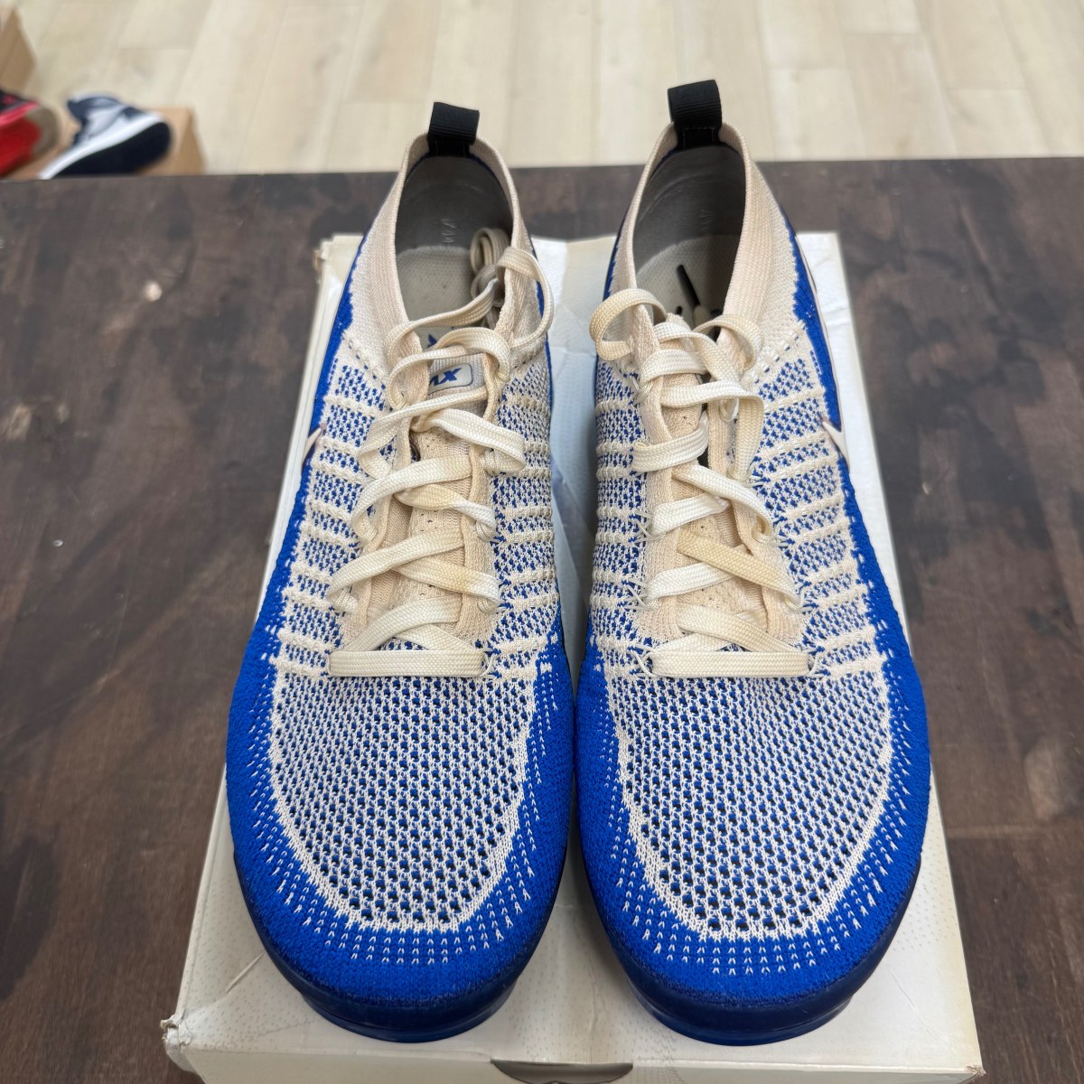 Nike Air VaporMax 2 Light Cream Racer Blue - Image 5