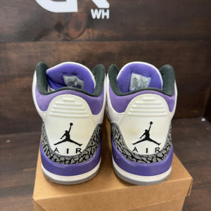 Jordan 3 Retro Dark Iris Size 11.5 (Pre-Owned) - Image 4