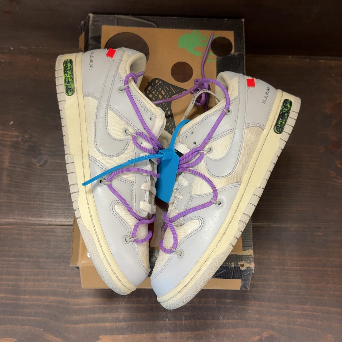 Nike Dunk Low Off-White Lot 47 Size 8.5 (Pre-Owned) - back