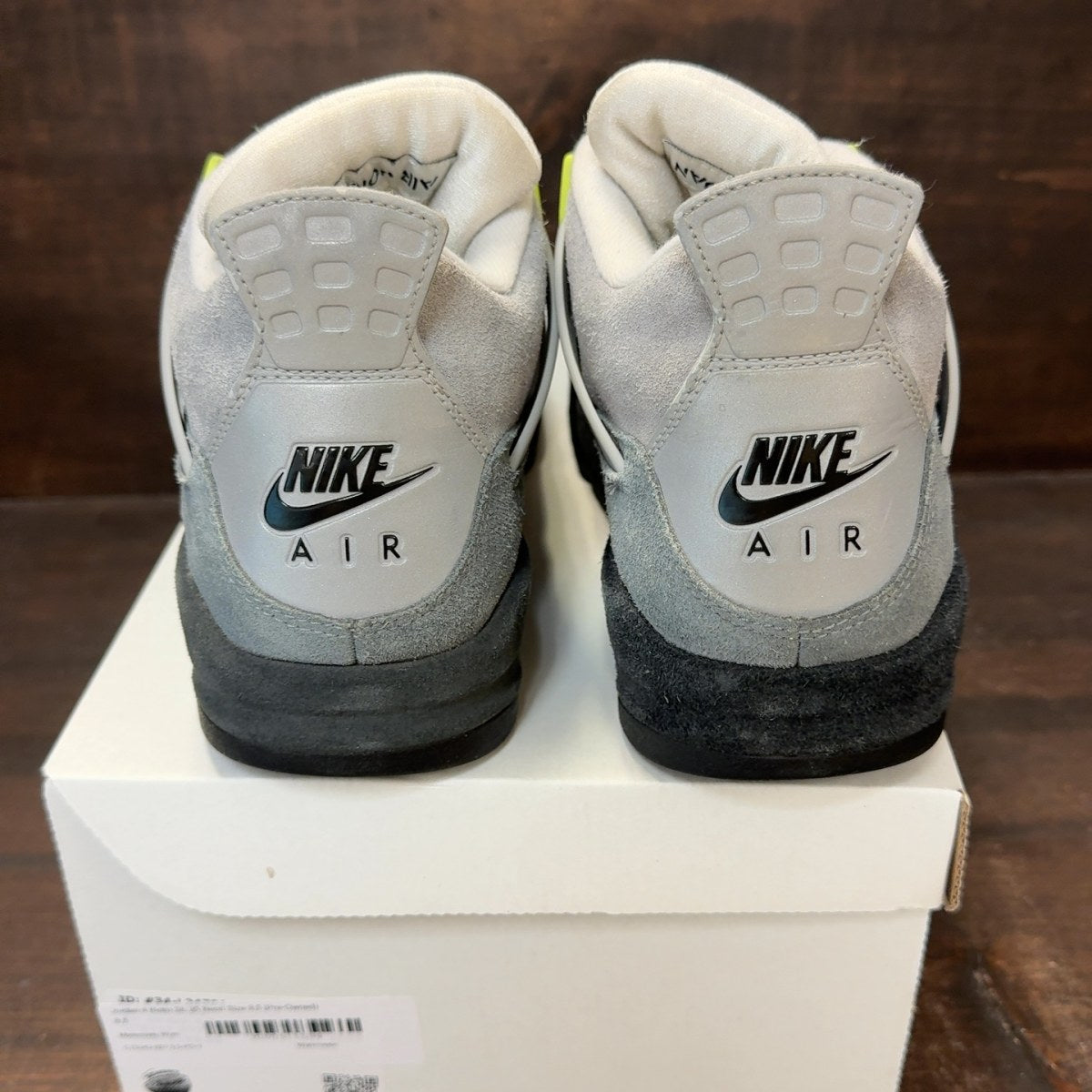 Jordan 4 Retro SE 95 Neon Size 9.5 (Pre-Owned) - Image 5
