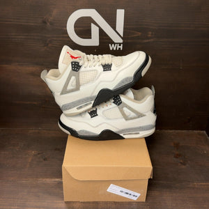Jordan 4 Retro White Cement (2025) Size 10 (Pre-Owned) - Image 1