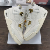 Metallic Gold Jordan 4 (W) (USED)