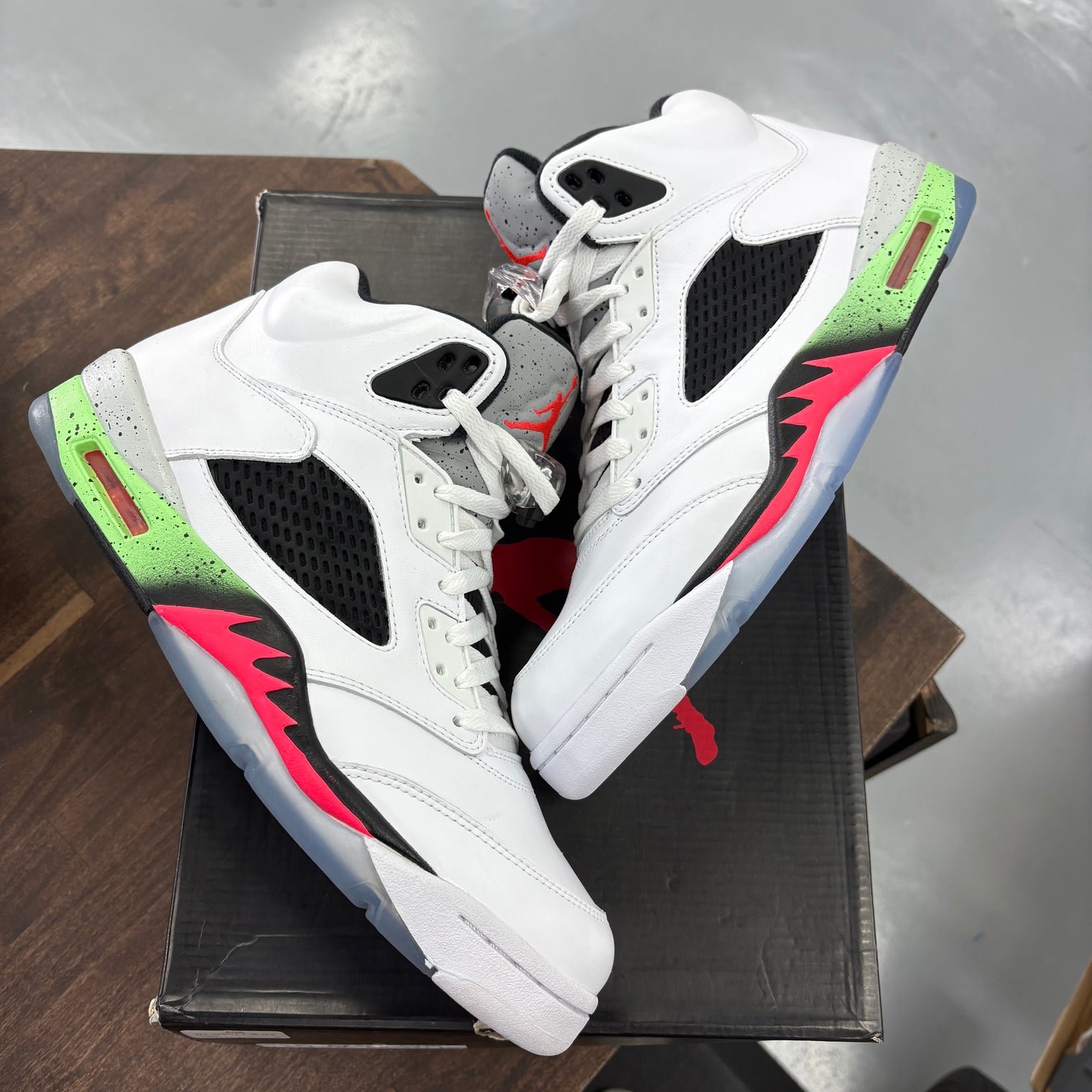 Poison All Star Jordan 5 (Lightly Worn)