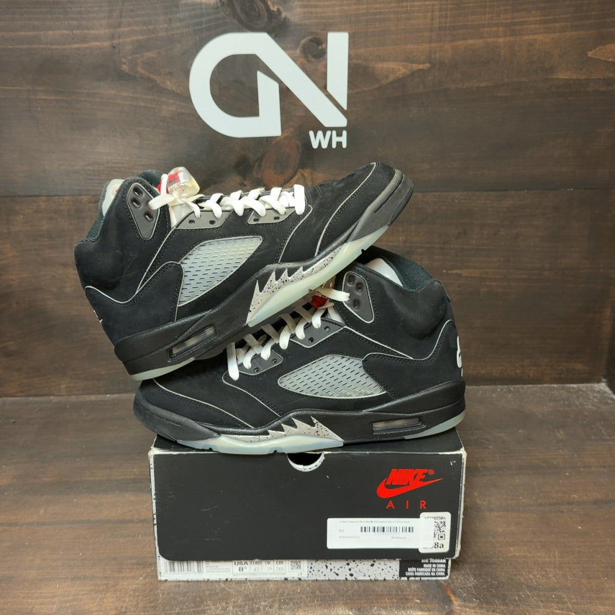 Jordan 5 Retro OG Black Metallic Reimagined - Image 1
