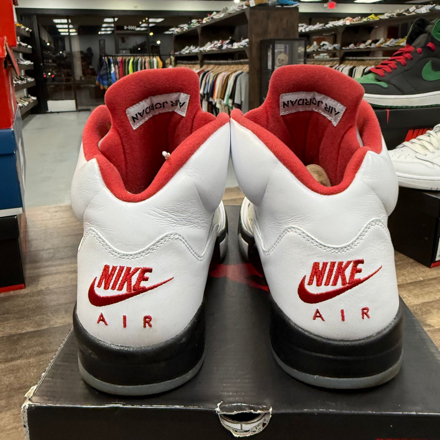 Fire Red Silver Tongue Jordan 5 Retro (2020) (USED)