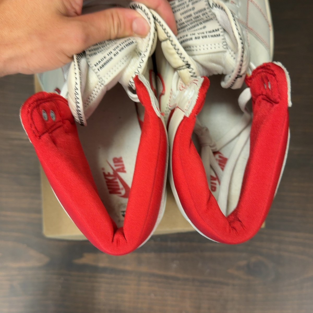Jordan 1 Retro High Phantom Gym Red Size 13 (Pre-Owned) - Image 6