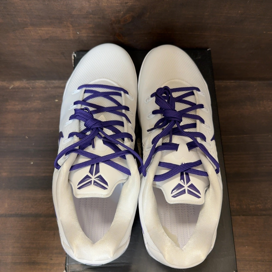 Nike Kobe 9 Elite Low EM Protro White Court Purple - Image 5