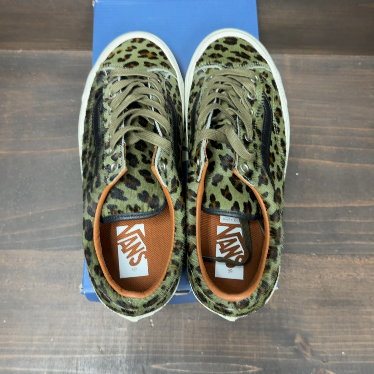 Vans Premium Old Skool 36 Pony Cheetah Olive - Image 5