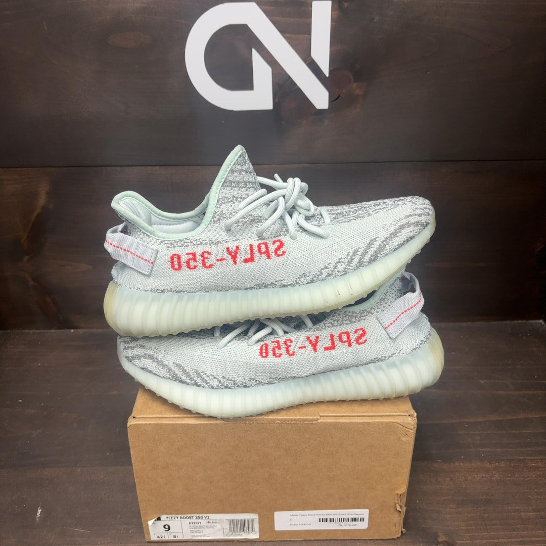 adidas Yeezy Boost 350 V2 Blue Tint Size 9 (Pre-Owned) - Image 1