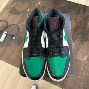Jordan 1 Mid Green Toe - Image 2