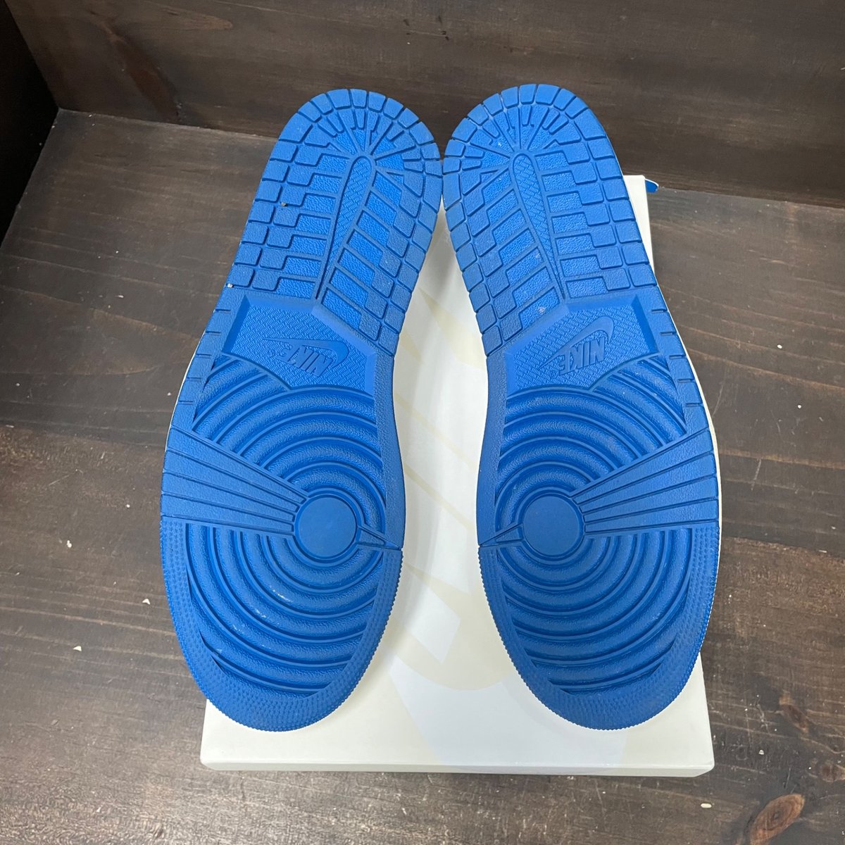 Jordan 1 Retro Low OG SP Fragment x Travis Scott Sail Military Blue Size 11.5 (Pre-Owned) - tag