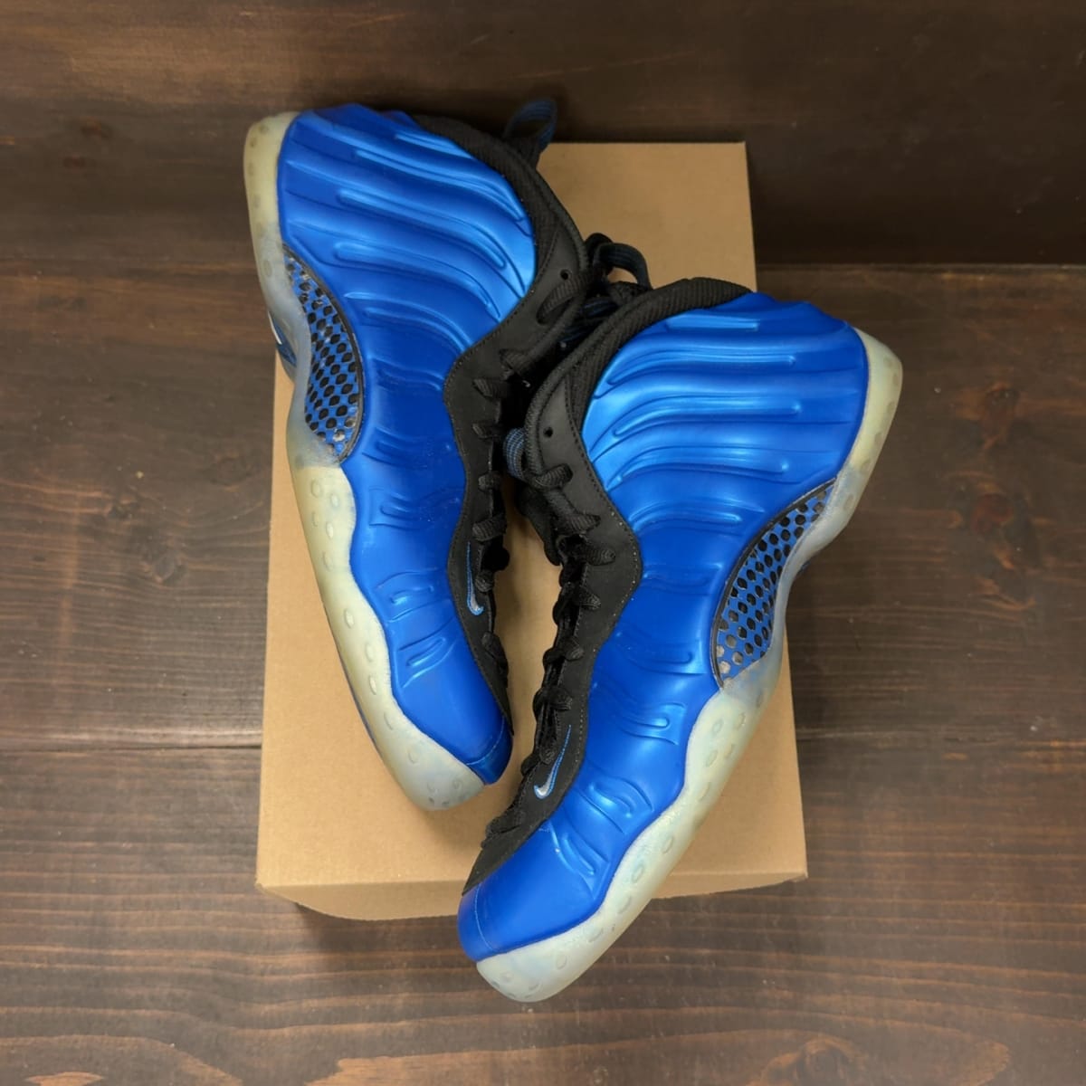 Nike Air Foamposite One International Blue Size 10.5 (Pre-Owned) - back
