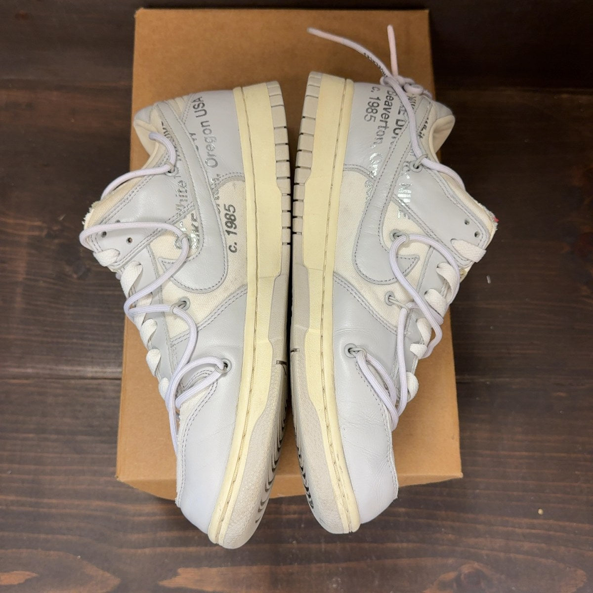 Nike Dunk Low Off-White Lot 3 Size 10 (Pre-Owned) - Image 4