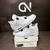 Jordan 4 Retro Metallic Purple Size 8 (Pre-Owned) - front